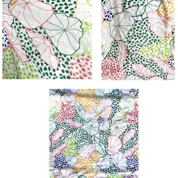 Jodifil Swimsuit Cover Up Medium NWT Dot Flowers Semi Sheer Beach Cruise Islands - Picture 5 of 11